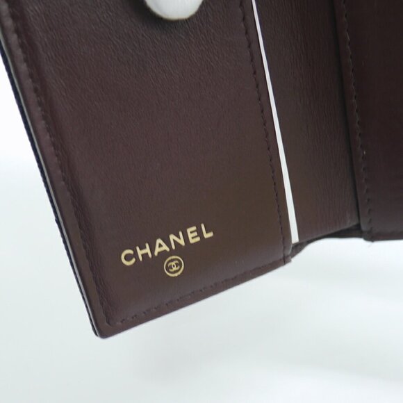 CHANEL Black Caviar Leather Logo Wallet - Picture 8 of 10